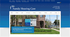 Desktop Screenshot of familyhearingtc.com